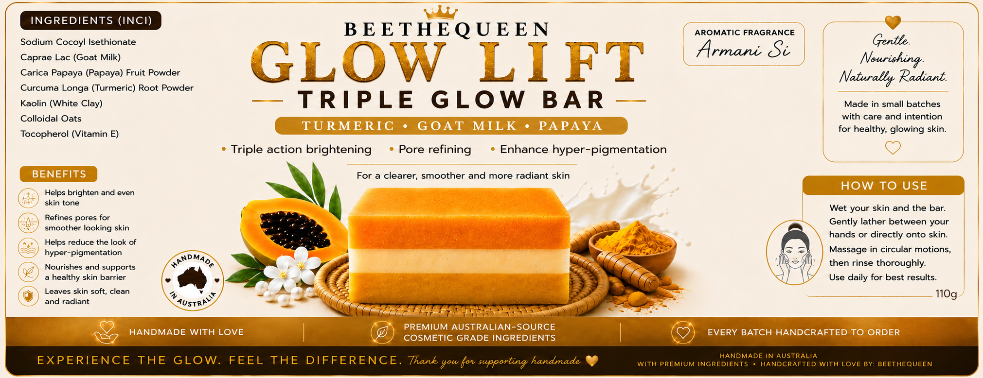 BEETHEQUEEN Glow Lift Triple Glow Bar Available 25th August 2026