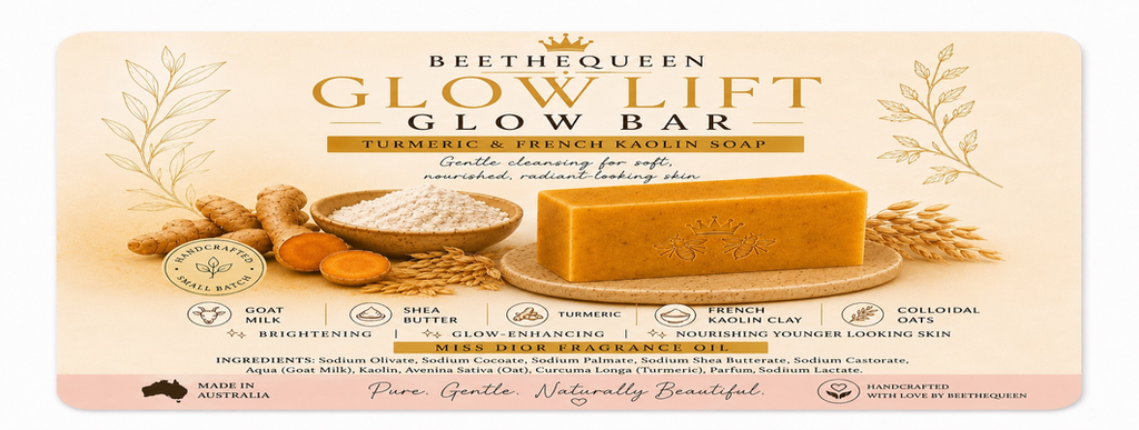 BEETHEQUEEN Glowlift Turmeric & French Kaolin Clay Glow Bar Available 8th August 2026